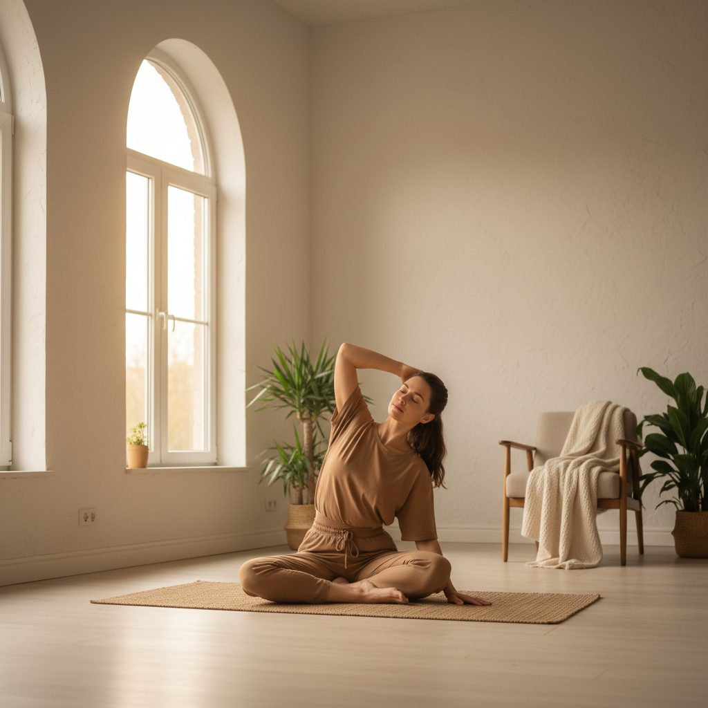 fibromyalgie yoga doux activité physique adaptée