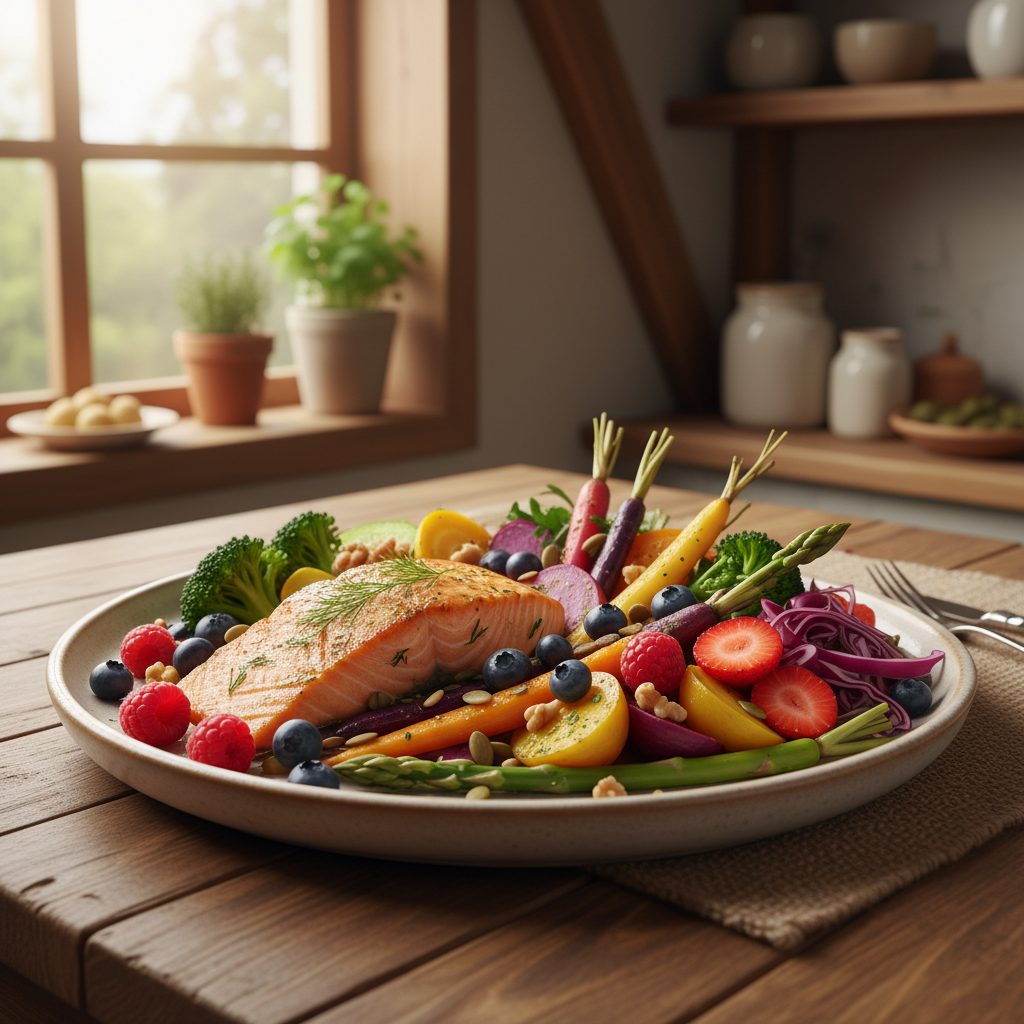 alimentation anti-inflammatoire fibromyalgie légumes poisson oméga-3