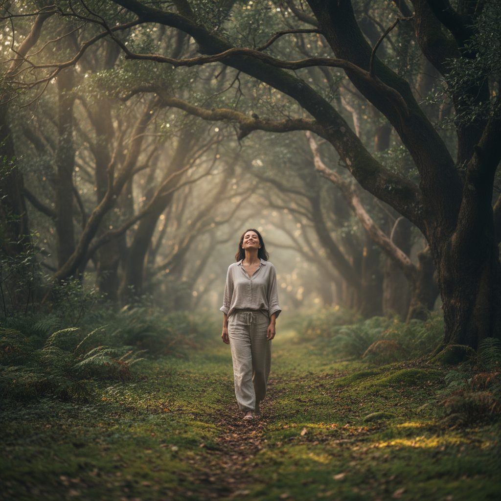 marche nature gestion stress fibromyalgie activité physique adaptée