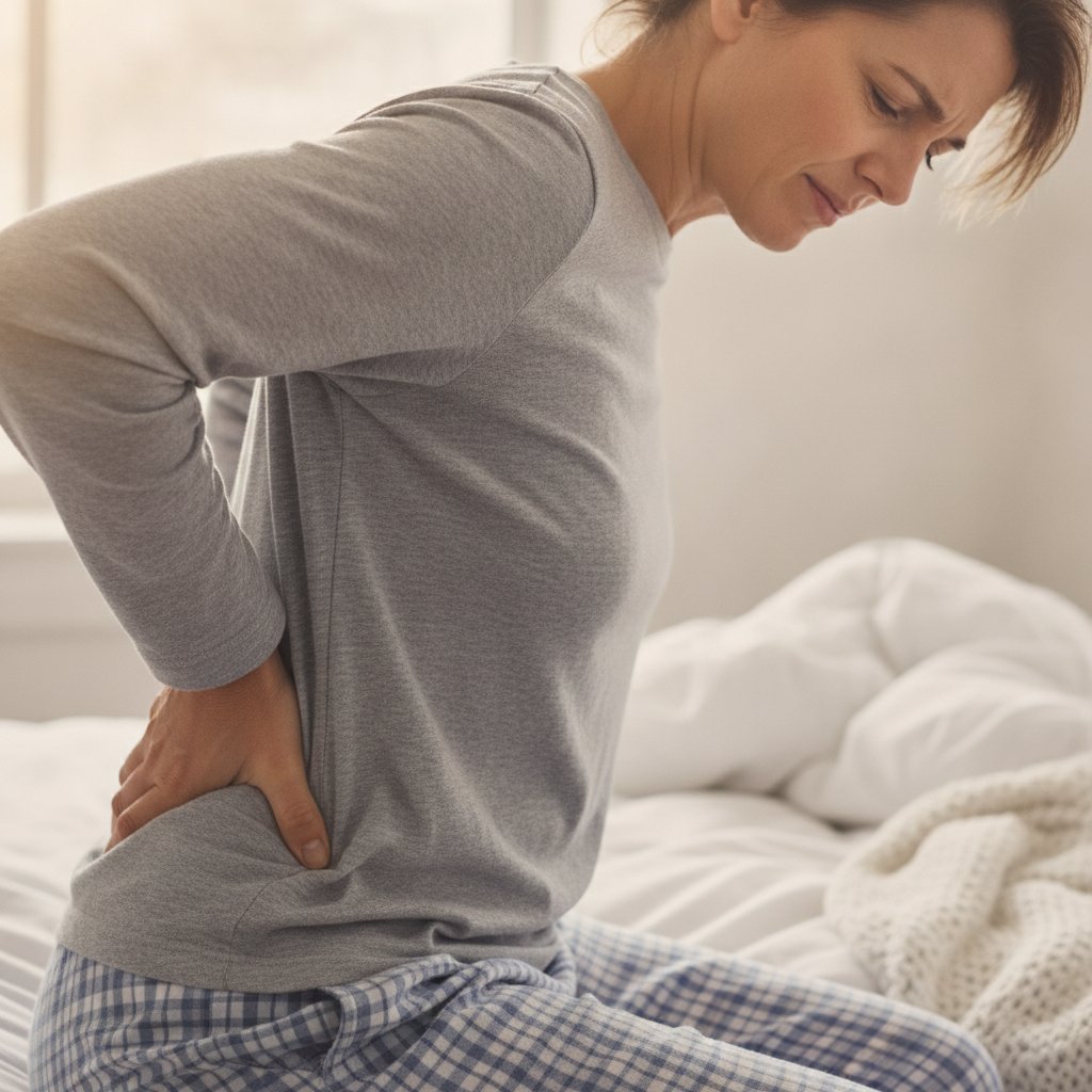 Douleur lombaire et raideur matinale evocatrices de spondylarthrite ankylosante